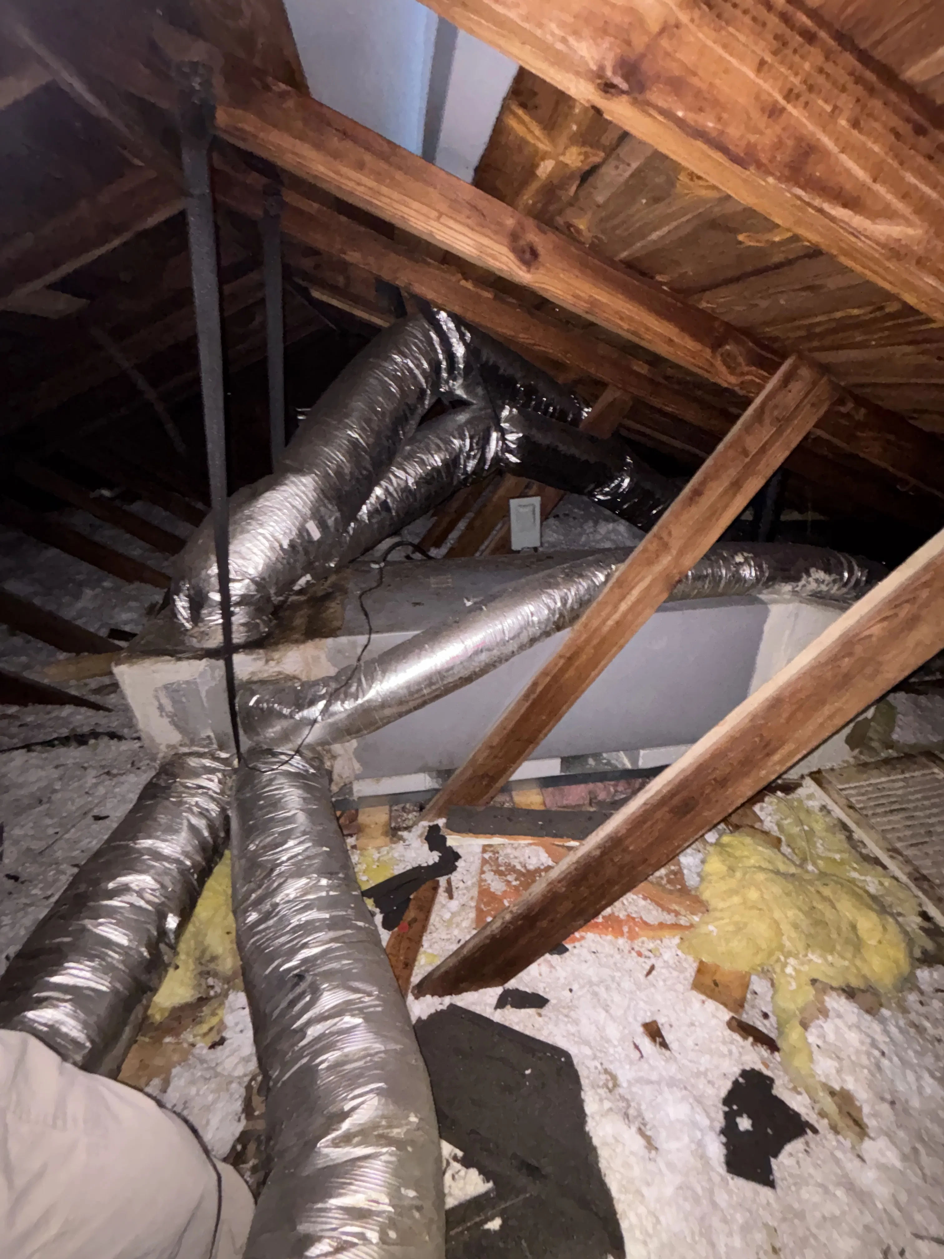 Project What Damaged Ductwork Actually Looks Like Inside Your Attic image