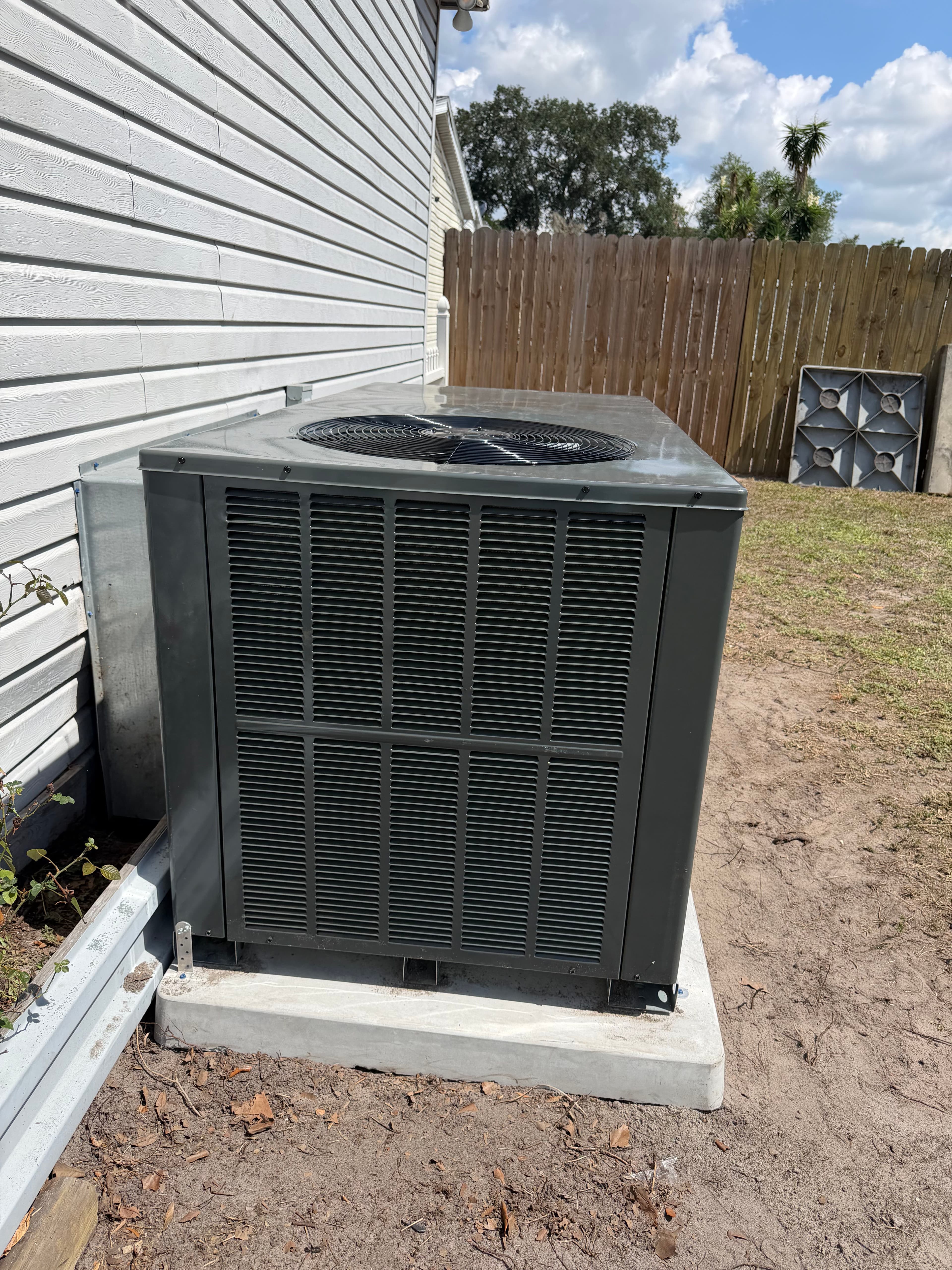 Project Old AC Out, New Goodman Unit In and Running Strong image