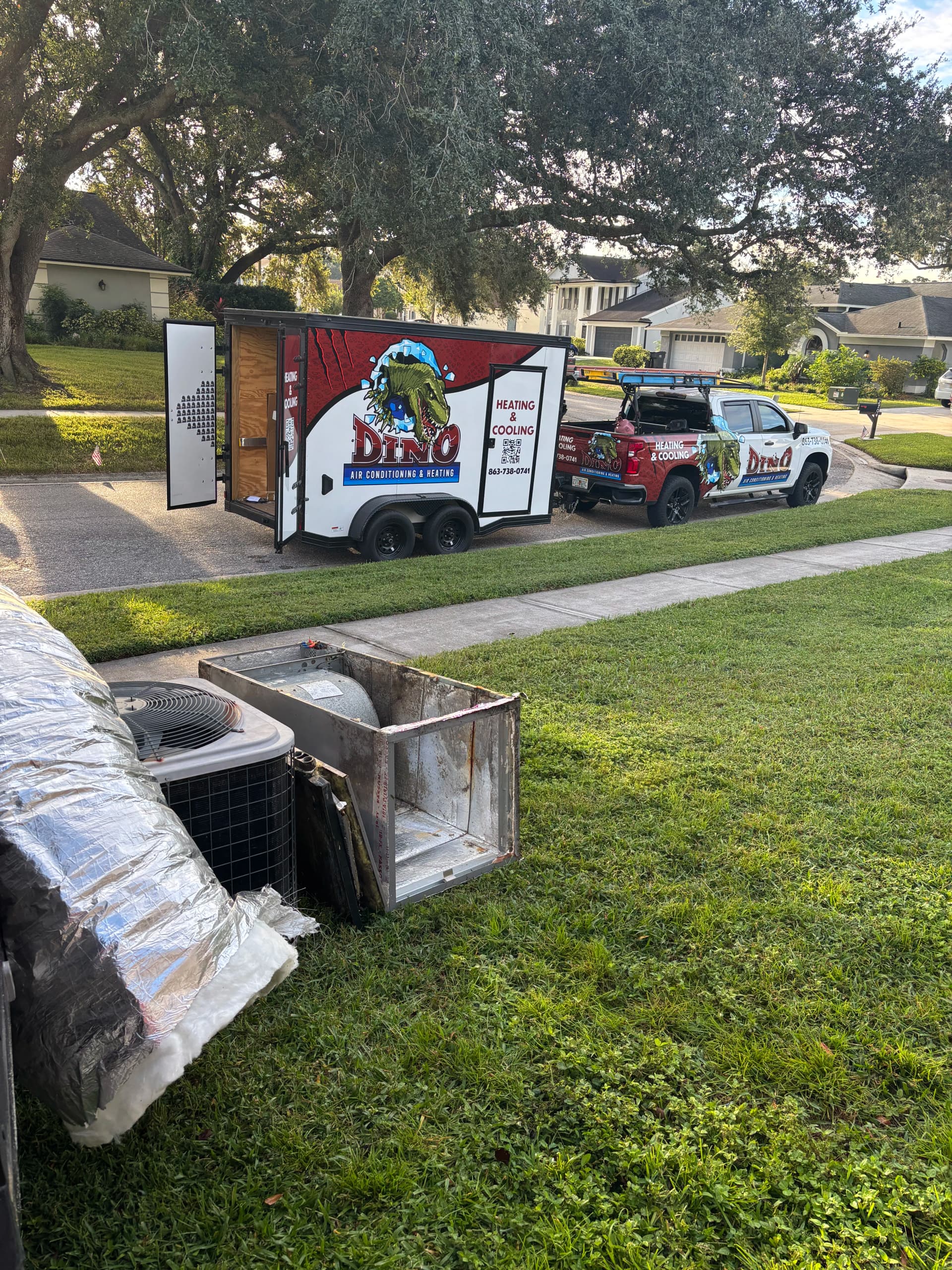 Gallery photos for High-Efficiency Heat Pump System Swap With New Return Flex: Image #2