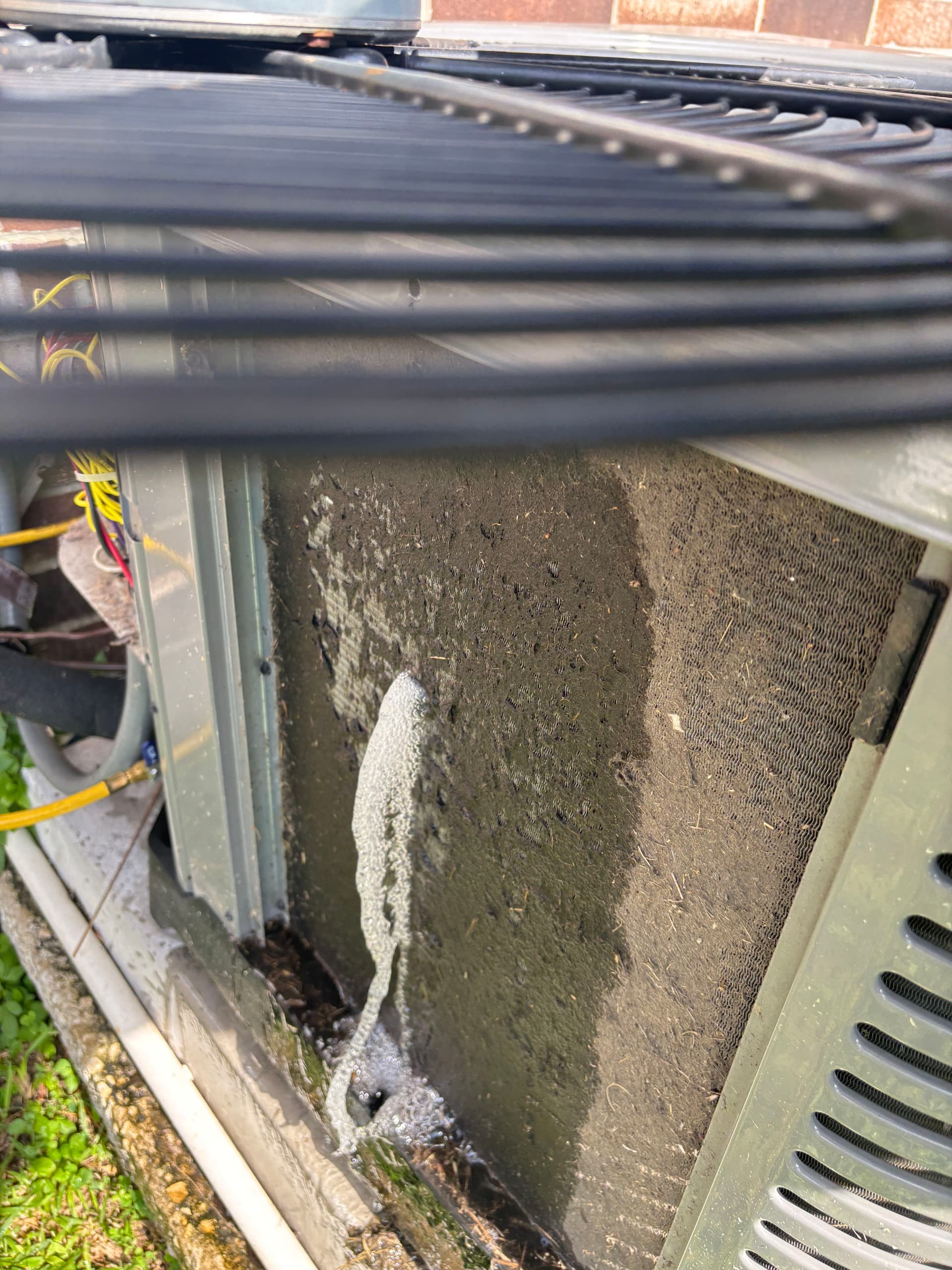 Gallery photos for AC Compressor Replacement and Coil Cleaning on a Struggling Rheem Unit: Image #3