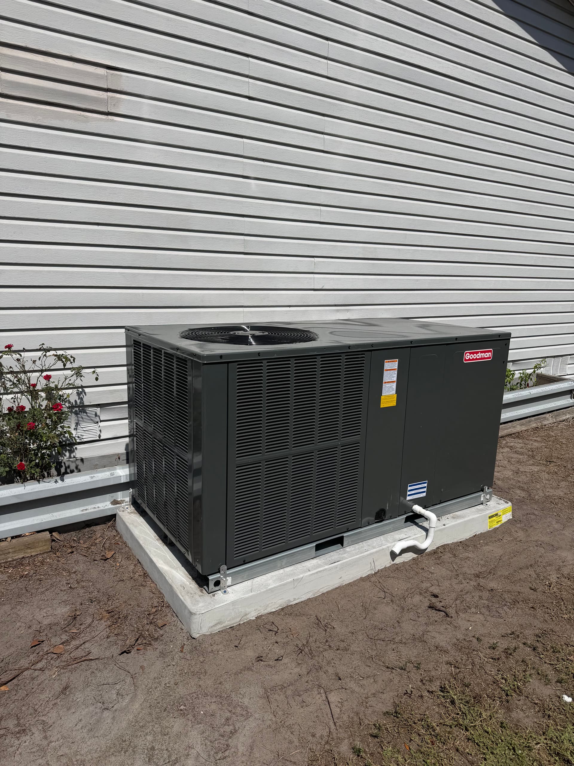 Old Heat Pump Package System Swapped for a Brand New Goodman Upgrade image