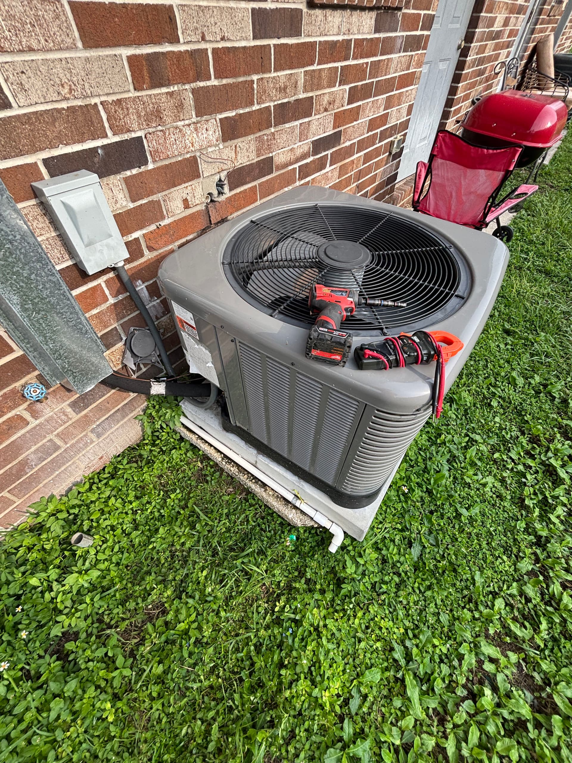 Gallery photos for AC Compressor Replacement and Coil Cleaning on a Struggling Rheem Unit: Image #5