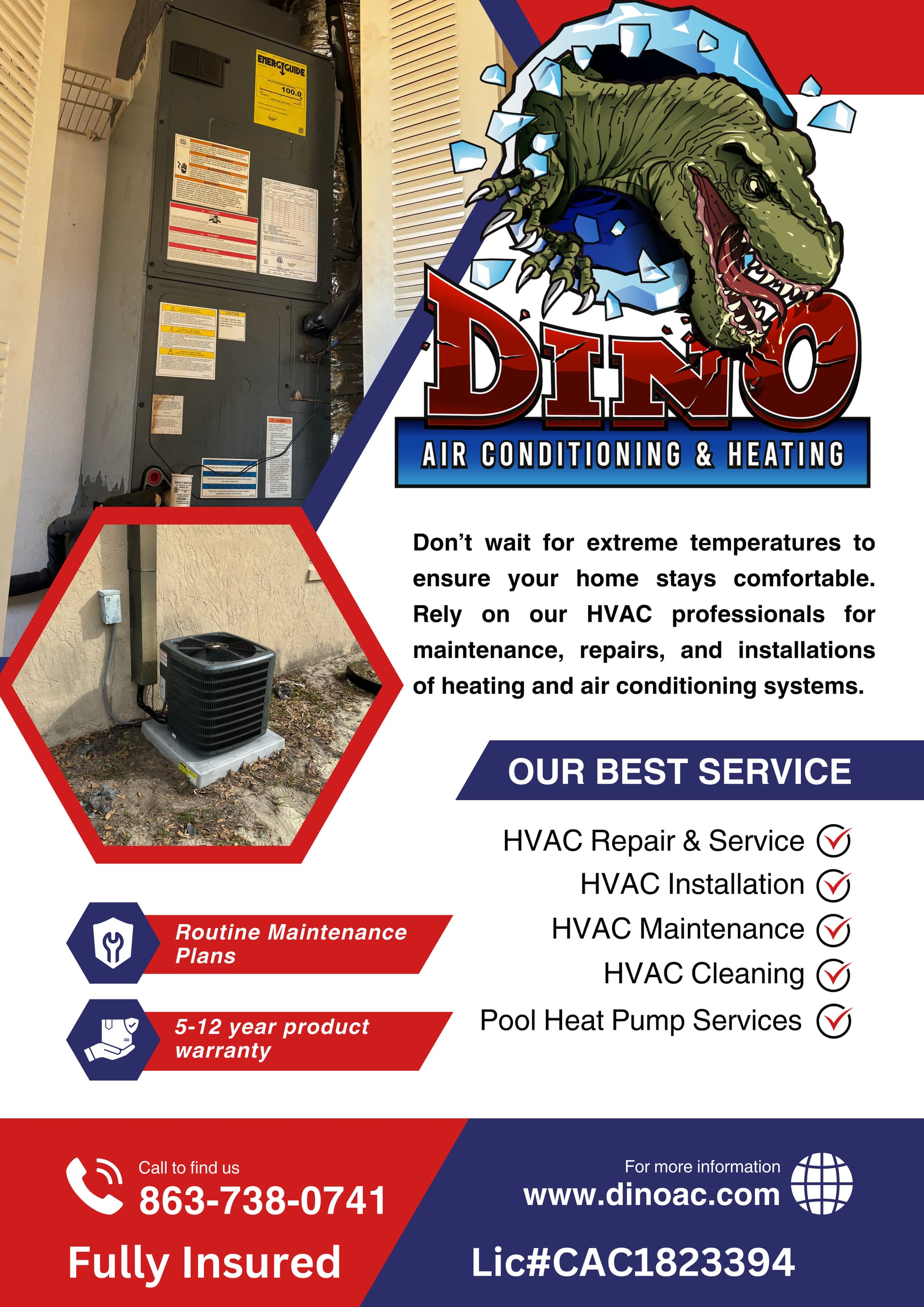 Stay Comfortable with Dino Air Conditioning & Heating image