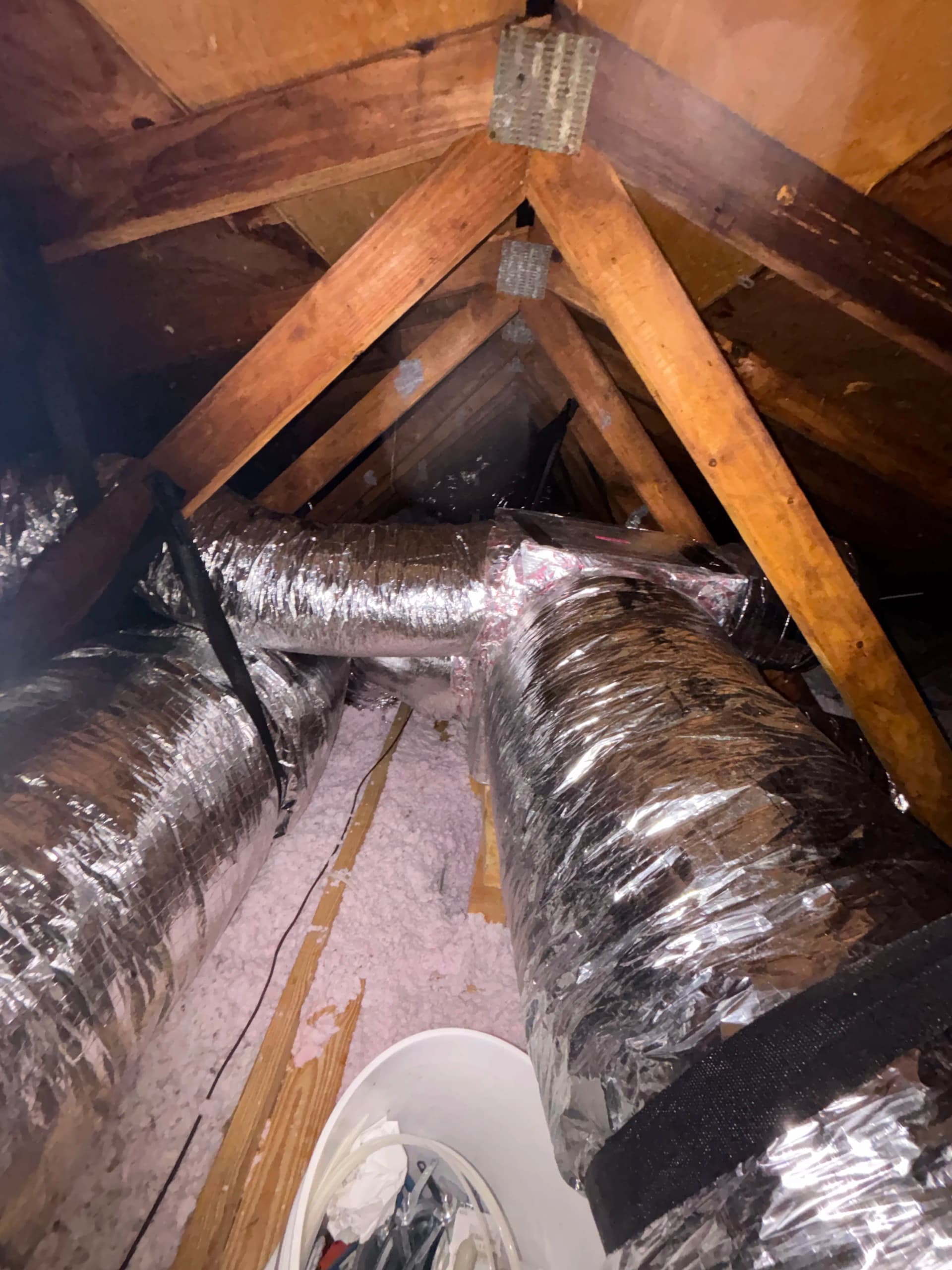 Gallery photos for Attic Duct System Replacement Done Right: Image #2