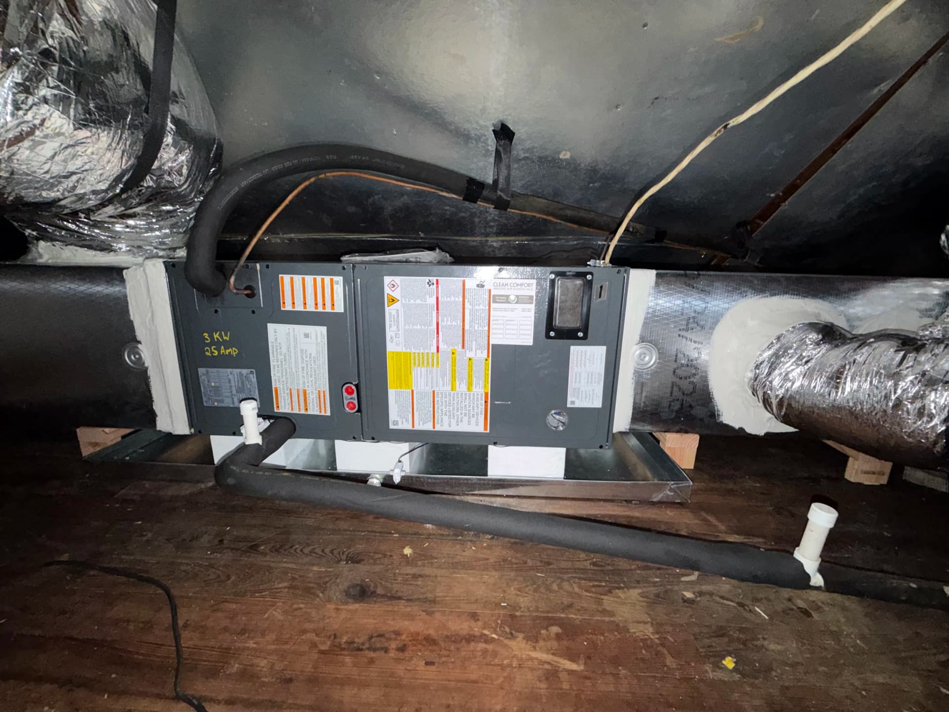 Gallery photos for Full HVAC Makeover with New Heat Pump and Redesigned Ductwork: Image #7