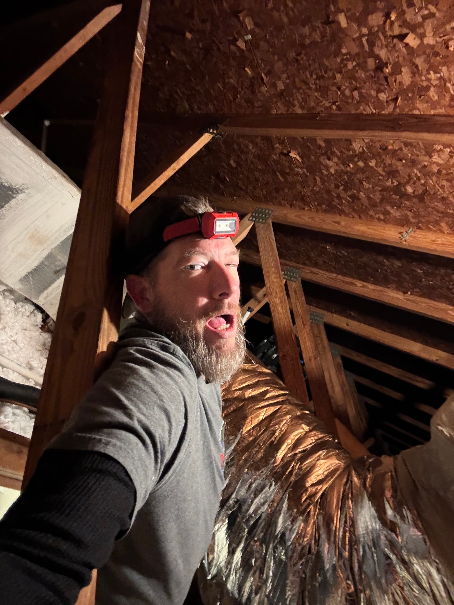Gallery photos for Adventures in Attic HVAC Maintenance: Image #2