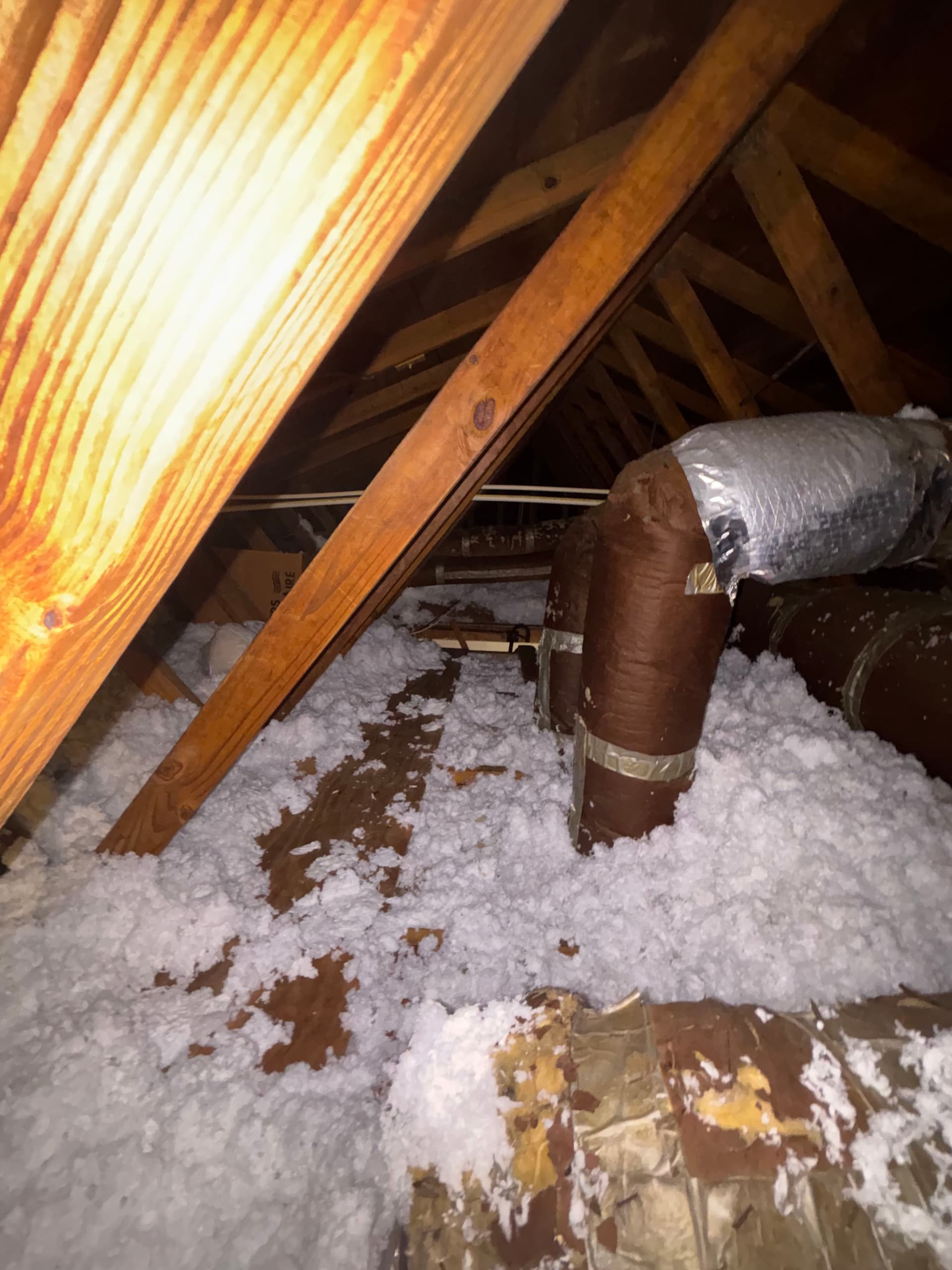 Gallery photos for What a Duct Inspection Actually Looks Like Up in the Attic: Image #2