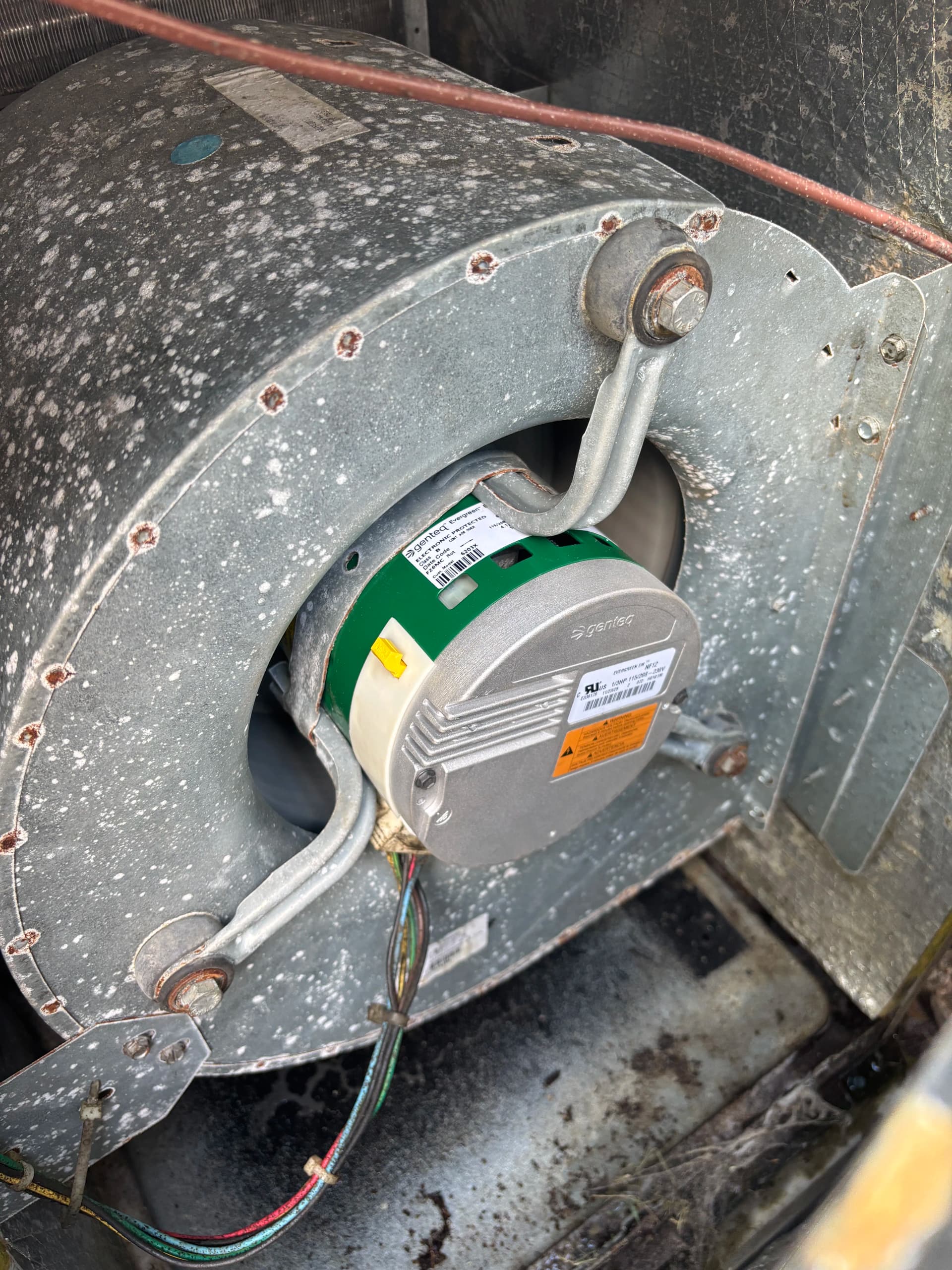 Gallery photos for Bad Blower Motor Fixed on a Package AC Unit: Image #3