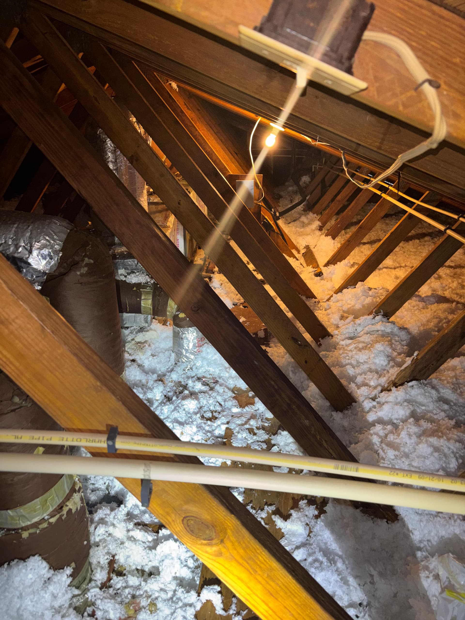 Gallery photos for What a Duct Inspection Actually Looks Like Up in the Attic: Image #1