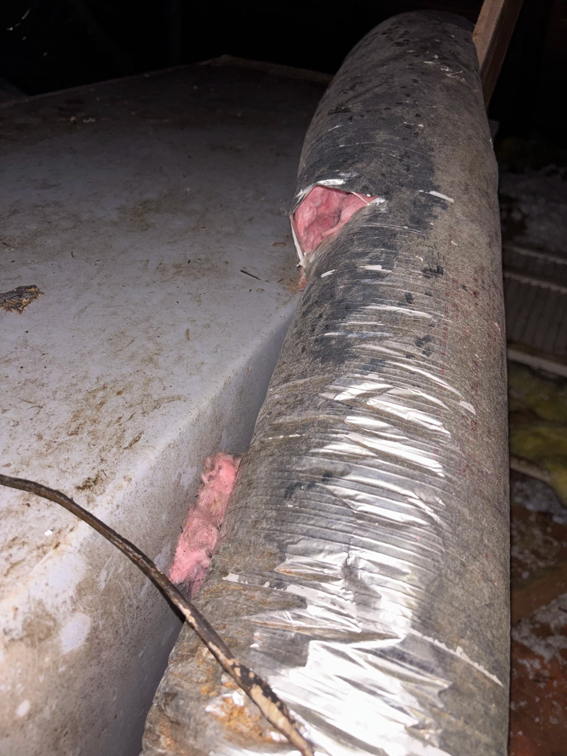Gallery photos for What Damaged Ductwork Actually Looks Like Inside Your Attic: Image #1