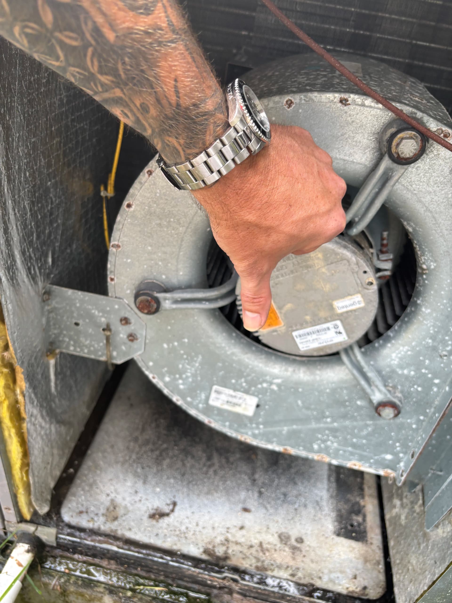 Gallery photos for Bad Blower Motor Fixed on a Package AC Unit: Image #2