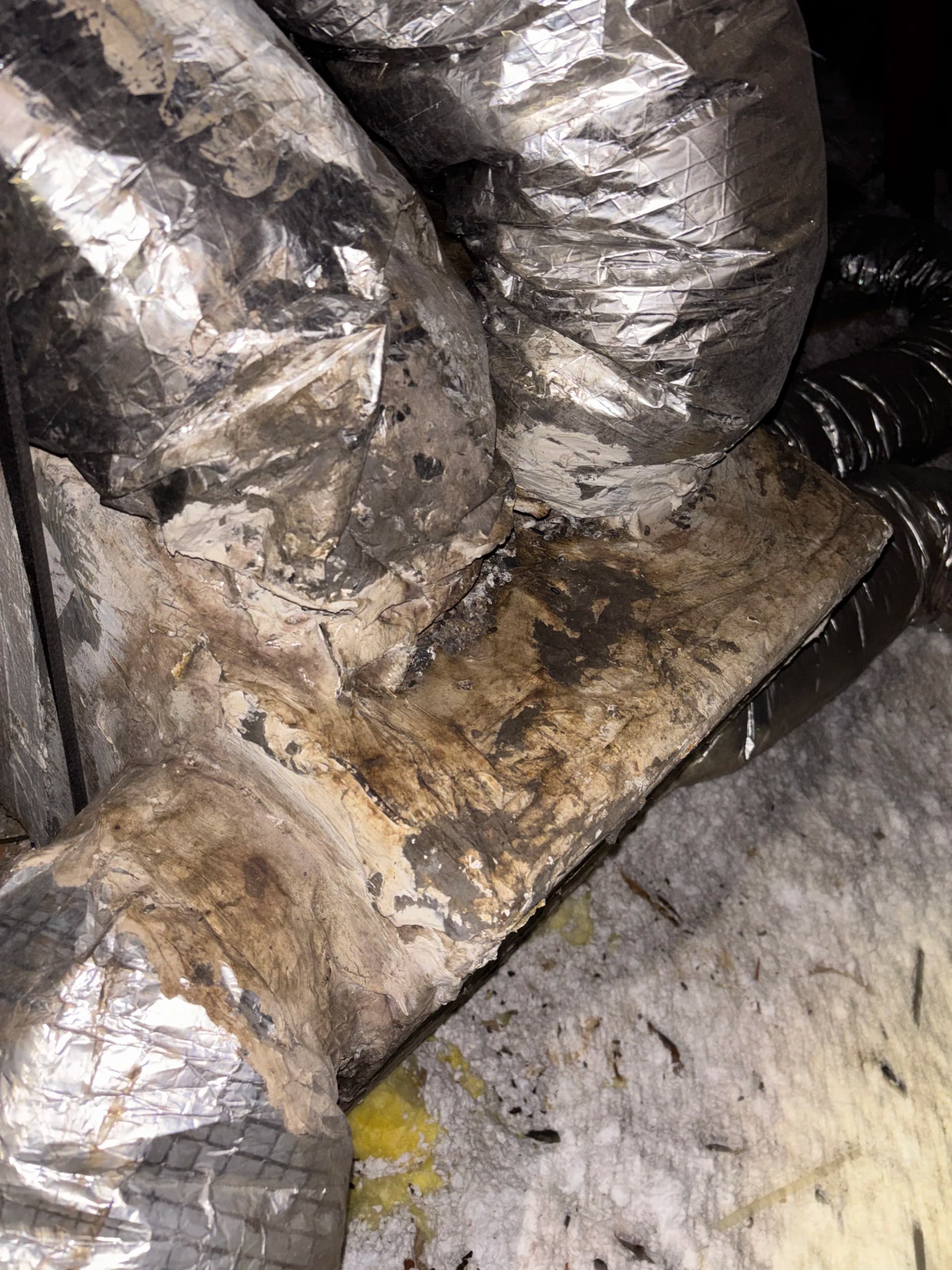 Gallery photos for What Damaged Ductwork Actually Looks Like Inside Your Attic: Image #7