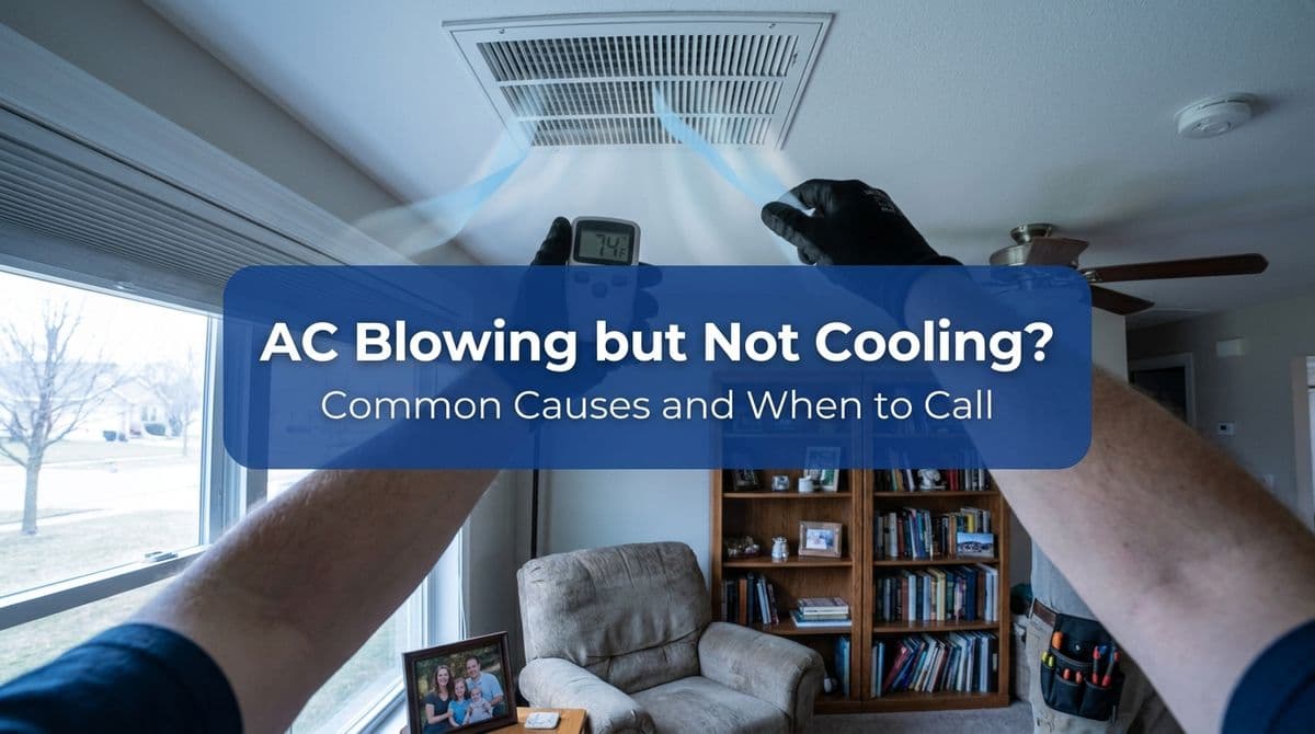 AC Blowing but Not Cooling? Causes and When to Call image