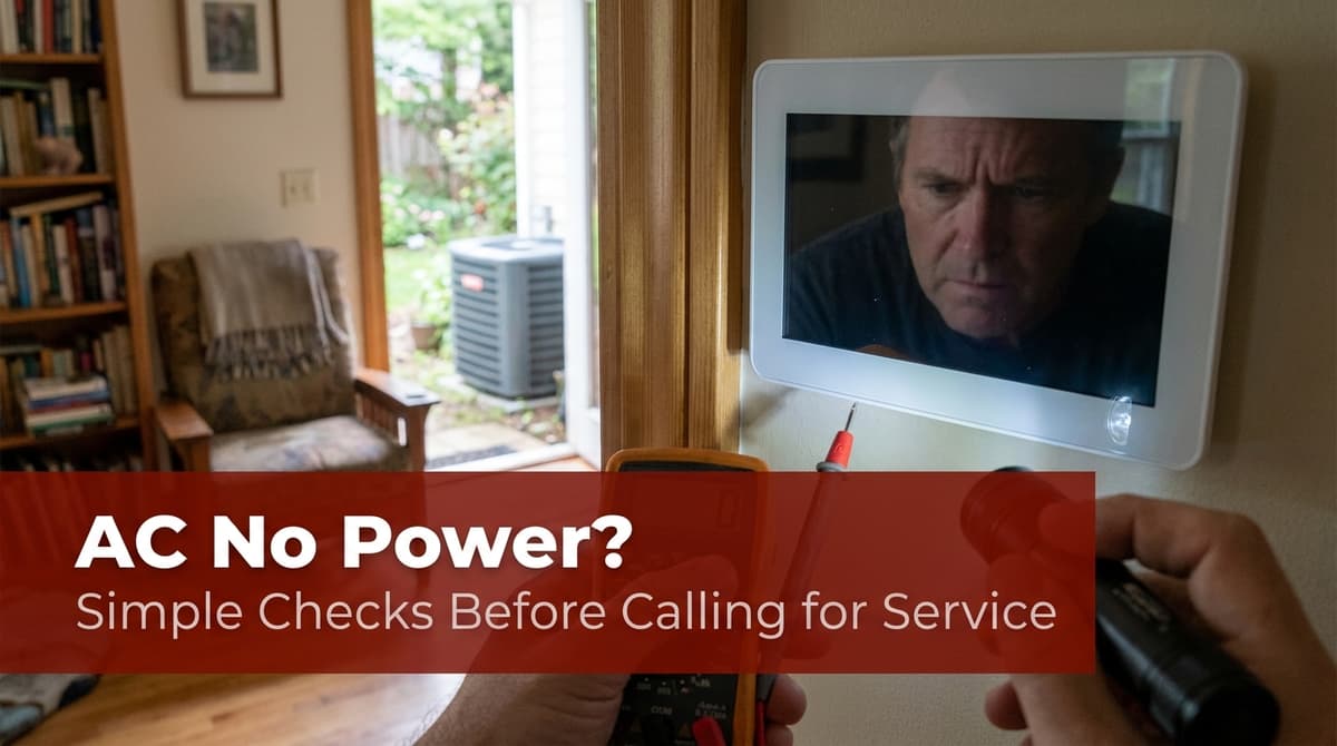 Blog post AC Has No Power? Simple Checks Before You Call for Service image